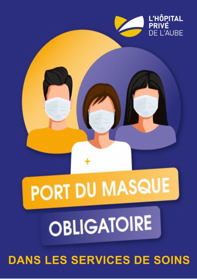 PORT DU MASQUE NOUVELLES CONSIGNES A COMPTER DU 20 JANVIER 2025 L